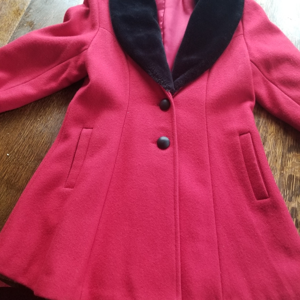 Equestrian inspired wool coat